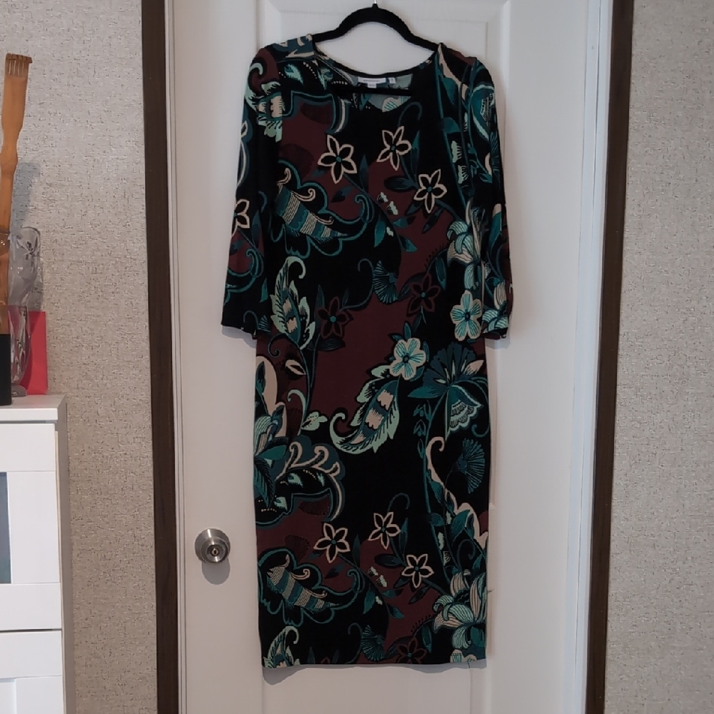 Chico's Travelers Collection Midi Sheath Dress